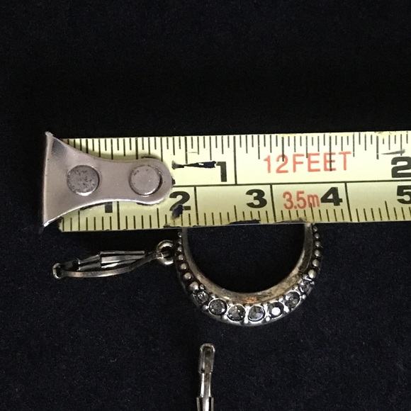 Moon and Star Celestial Theme Dangle Earrings - Picture 4 of 6